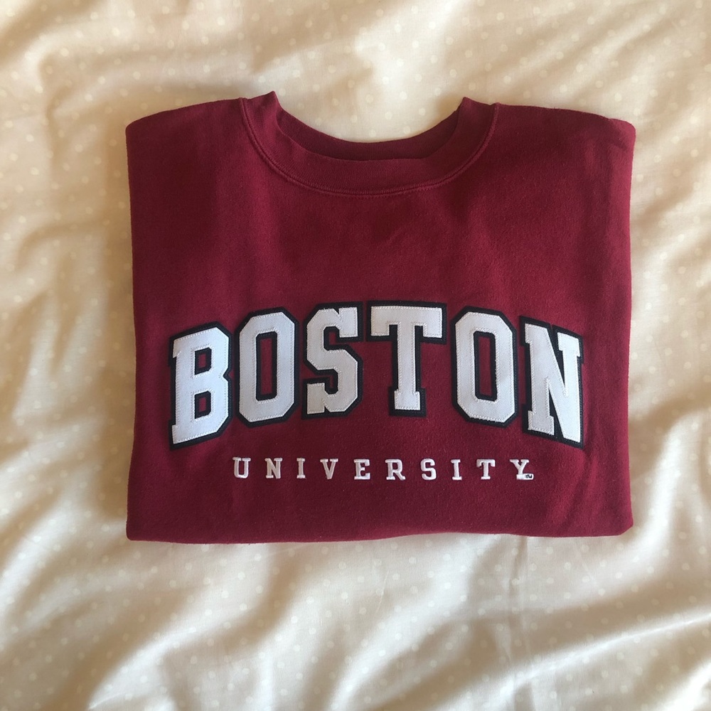 Boston University crew neck